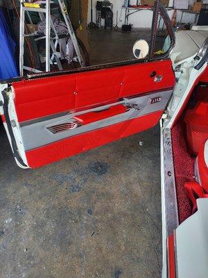 Door glass replacement 1961 Impala.