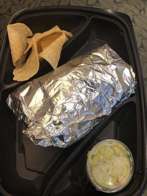 Burrito meal