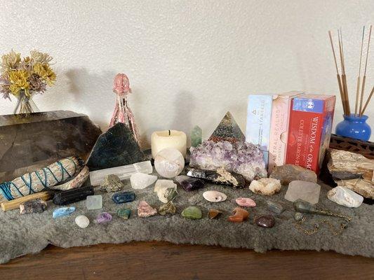 Create A Sacred Space For Yourself To Center, Align & Connect with Your Highest Self & Spirit Team!