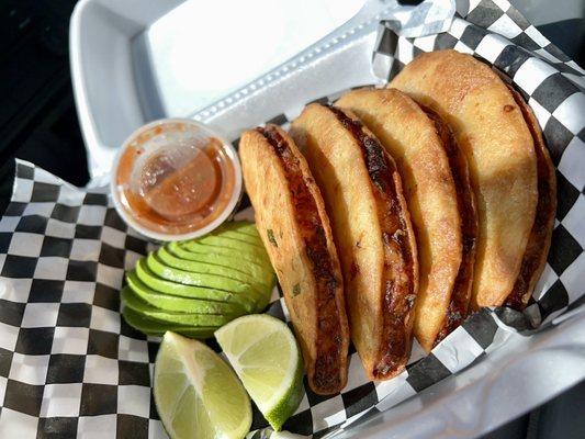 Tacos Dorados de Camarón (Deep Fried Shrimp Tacos)