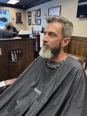 Haircut and Detailed Beard Trim