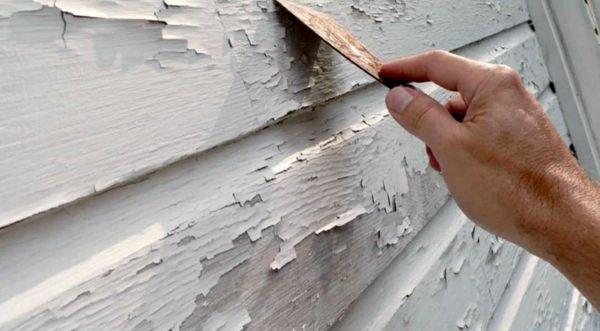 Painting of any kind and scraping