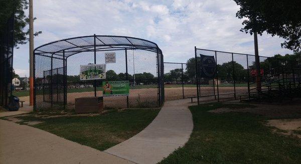 Baseball Diamond at Kelly Park - California Ave. side of the park