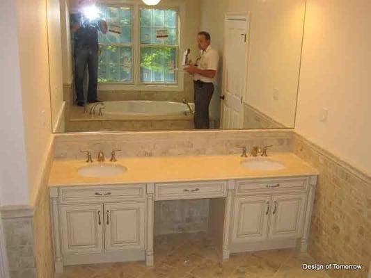 custom bathrooms, custom cabinets