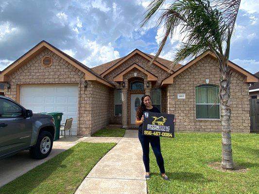 Happy customer in Pharr, Texas.