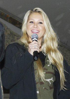 Anna Kournikova,  prophesional tennis player.