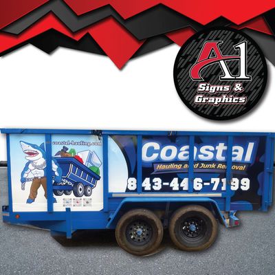 Dump Trailer with inner panel graphics!