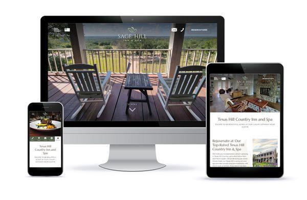 Sage Hill Inn & Spa Website Design