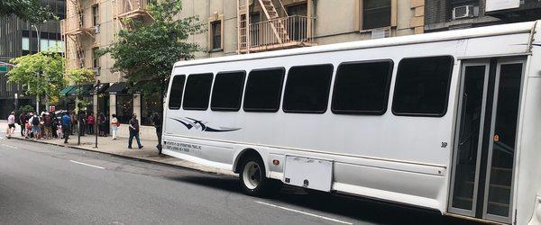 Bus waiting for passengers