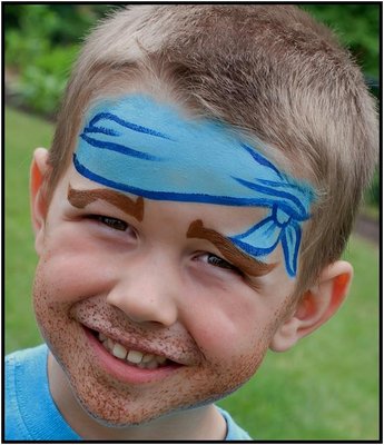 Pirate Face Painting Design