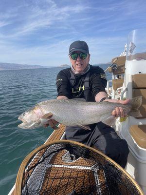 13 LBS Lahontan Cutthroat Trout Pyramid Lake.