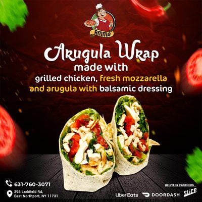 Arugula wrap