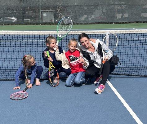 Happy moments on the group lesson