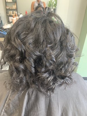 Blow out and curl