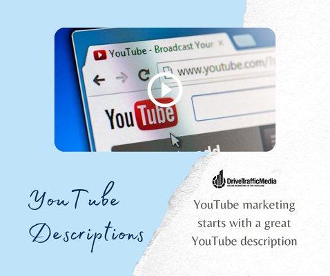 Did you know that the best YouTube marketing starts with a great YouTube description?