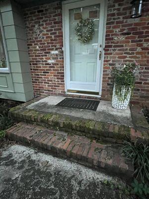 Before: front steps