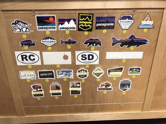 Patagonia stickers