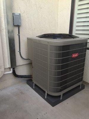 bryant condenser installed by global heating and air