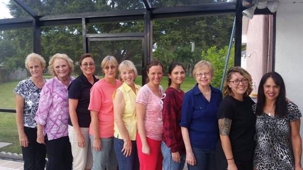 Refuge staff and some women in program.