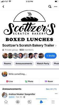 Facebook group for Scottzers