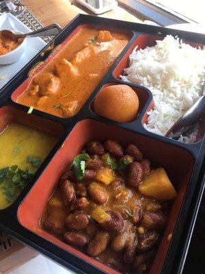 Chicken tikka masala lunch