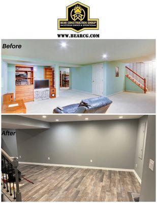 Basement remodel