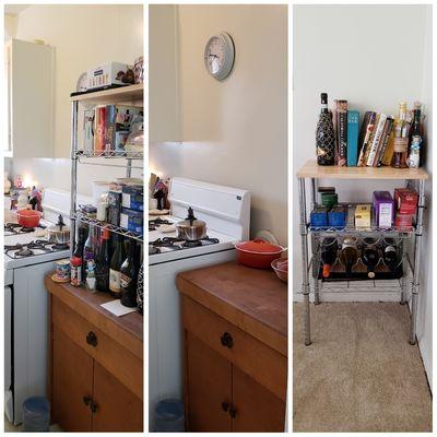 Before, during, and after kitchen organization by Jiliane Patriarca/The Organization Organization