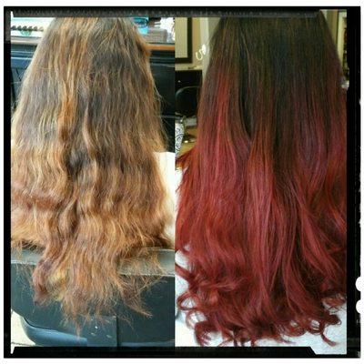 Get rid of frizz and lock in color with the Brazilian Blowout