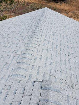 Architectural shingle roof