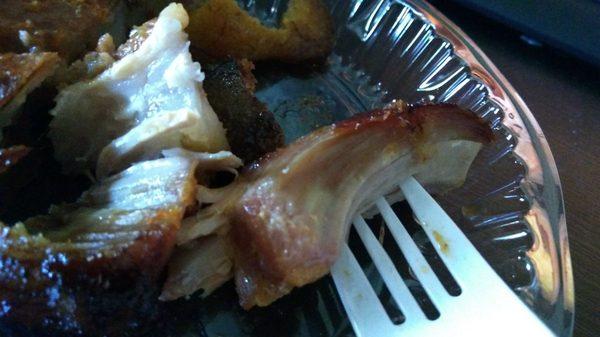 Close up of pork