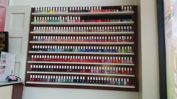 Nail Polish Options. Just endless.......