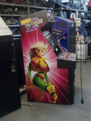 A custom Marvel vs Capcom 2 we made for a customer