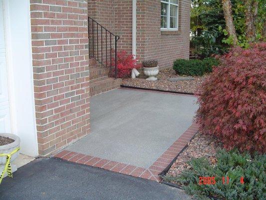 We can match your concrete  to your home or business