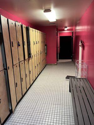 Ladies locker room