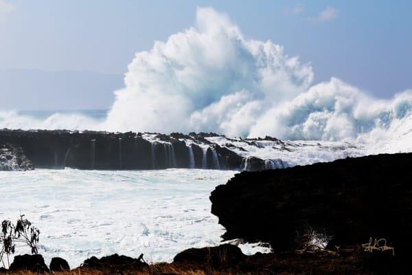 The waves are insane and powerful!!! What a sight!!!