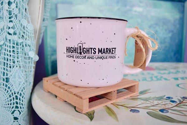 Highlights Market campfire style coffee mugs!