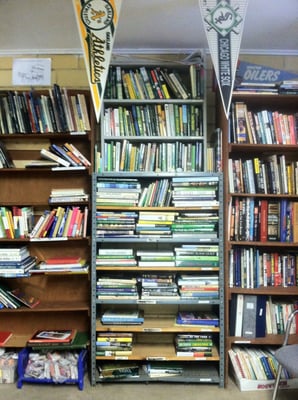 Sports Section-come check our huge selection of golf books and sports cards!