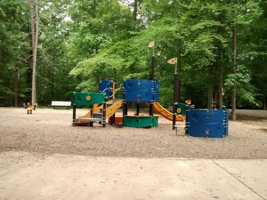 Playground for toddlers. Looks like a pirate ship!