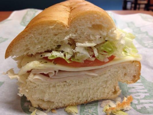 Turkey and provolone