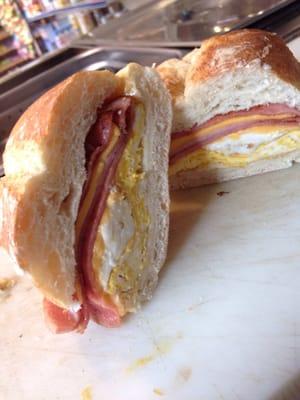 Taylor ham egg and cheese