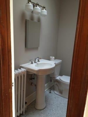 our lovely new bathroom