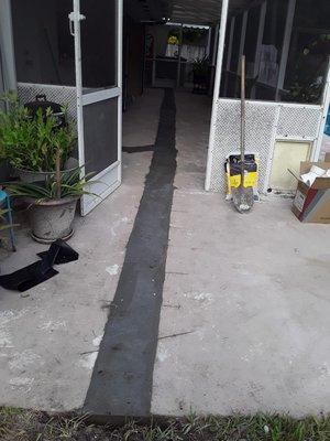 Concrete job