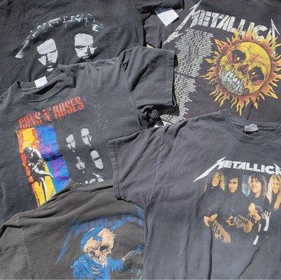 Vintage Faded Metallica Tees in Store