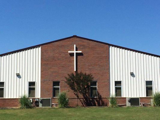 Front of Church.