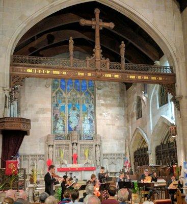 English music, at St Andrews in Highland Park