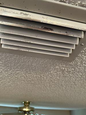 Damaged vent covers