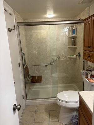 New and fantastic shower area