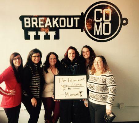 Our 1st attempt at Breakout CoMo was so much fun!