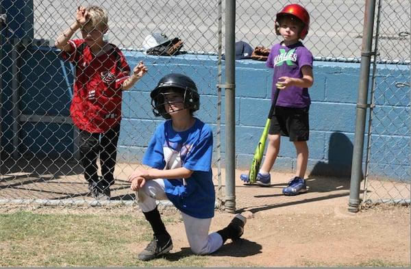 Batting practice, batter up!