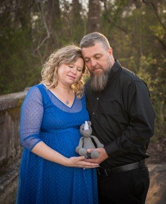 Maternity photos are the last photos before baby Watts arrives.